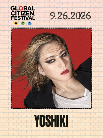 YOSHIKI、日本人アーティスト初の歴史的快挙　NYセントラルパーク「Global Citizen Festival」出演決定