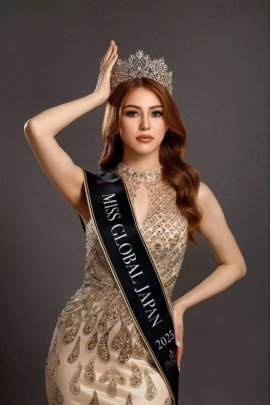 Miss Global Japanで日本代表に選出された藤井オーロラ。2026年世界大会へ出場 Miss Global Japanで日本代表に選出された藤井オーロラ。2026年世界大会へ出場