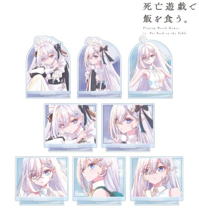 TVアニメ「死亡遊戯で飯を食う。」のトレーディング Ani-Art aqua label アクリルスタンドなどの受注を開始！！アニメ・漫画のオリジナルグッズを販売する「AMNIBUS」にて