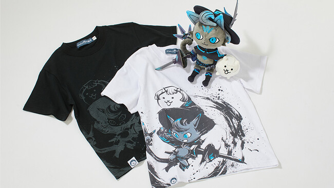 「影傑ダークダルターニャ」のぬいぐるみと躍動感溢れる墨絵タッチのTシャツが新登場!