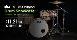 「DW × Roland Drum Showcase」 キービジュアル 「DW × Roland Drum Showcase」 キービジュアル
