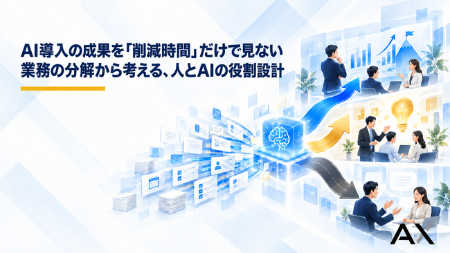 株式会社AX、AI導入後の業務再設計に関する分析レポートを公開｜公開事例4社から見る、AIに任せる業務と人が担う判断