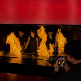 フランベ体験 フランベ体験