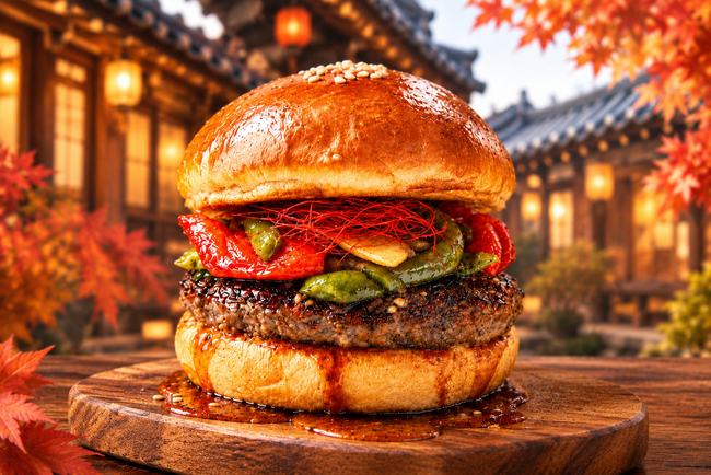 BURGER REVOLUTION TOKYO｜ジューシーな和牛の旨味と甘辛さがクセになる、韓流のプレミアムバーガー！10月限定「プルコギバーガー」が新登場