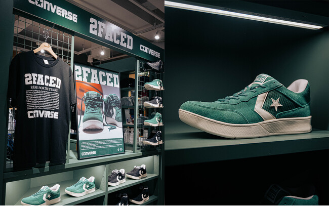 【CONVERSE】80s名作「COURT STAR」を現代の技術でアップデート。コートとストリートを横断する新作パフォーマンスシューズ「2FACED」が待望の一般発売決定