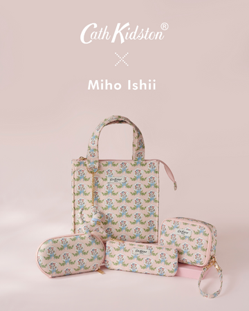 【Cath Kidston × Miho Ishii】美容家 石井美保さんとのコラボ第2弾！限定アートの新型ランチトートなど4型を10月1日（木）発売開始！