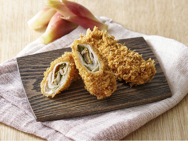 「高知県産みょうがの巻きかつ」を9/30（水）より期間限定で発売　～みょうがと大葉に麦味噌を合わせた、爽やかな一品～