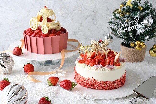 【リーガロイヤルホテル広島】“いちごの王様”あまおうの特別なケーキで聖夜を彩る『クリスマス限定ケーキ2種』の予約受付開始