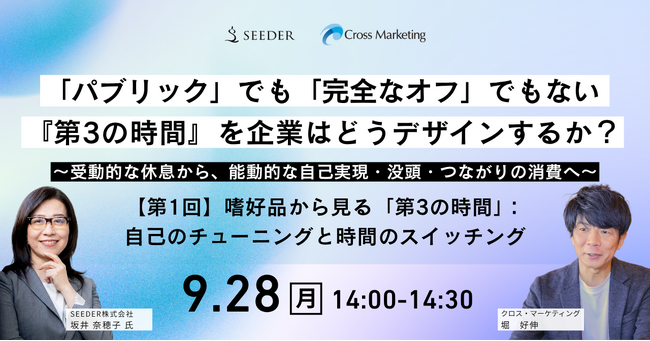 嗜好品から見る「第3の時間」 自己のチューニングと時間のスイッチング