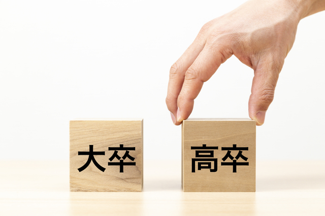 高卒採用、4社に1社が予定　大企業では4割超　企業規模で鮮明な差　採用理由、若手確保が85.2％　応募者不足、育成・定着が課題