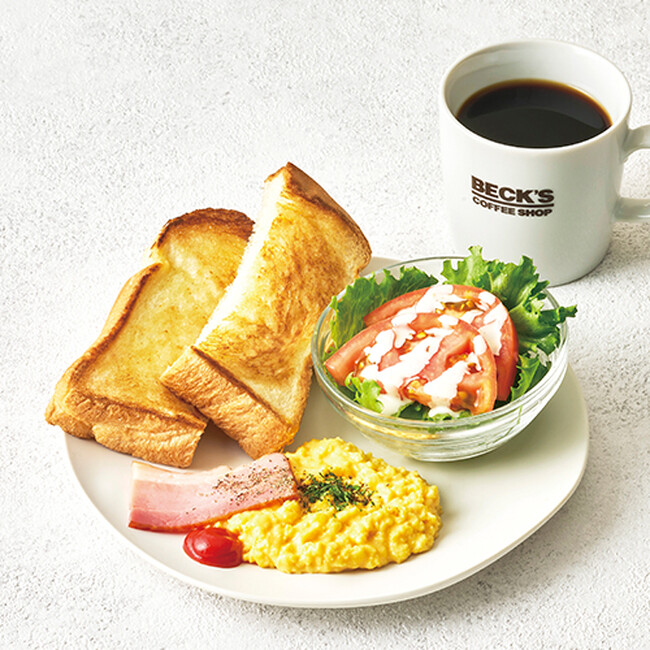エキナカカフェ「ベックスコーヒーショップ」、10月1日（木）からモーニングメニューを全面リニューアル！「１日のスタートをベックスで！」