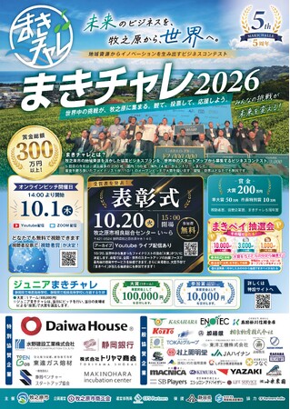 「まきチャレ2026」ファイナリスト【12】社決定、過去最多230社から選出