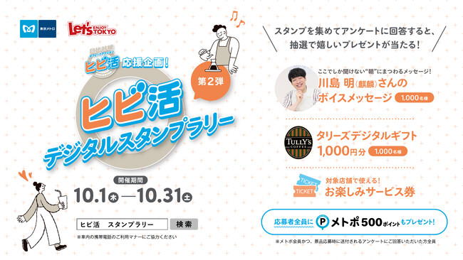 オフピークアクション「ヒビ活」デジタルスタンプラリー第2弾を実施します!