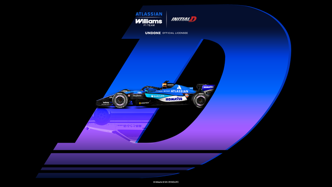 Atlassian Williams F1 Team ×『頭文字D Legend3 -夢現-』カプセルコレクション「BEFORE DAWN」発売開始