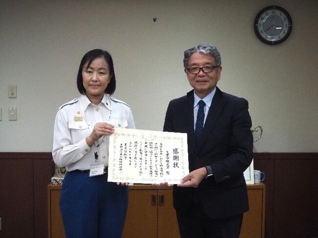 本郷消防署より「感謝状」を受領 継続的な救急・災害医療人材の育成を評価
