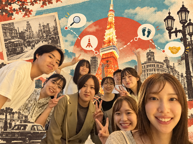 「昭和のAI写真」から場所を推理し、「絵文字」だけで合流せよ！ アールナインが仕掛ける27卒内定式ワーク「昭和101年、東京を歩く。」