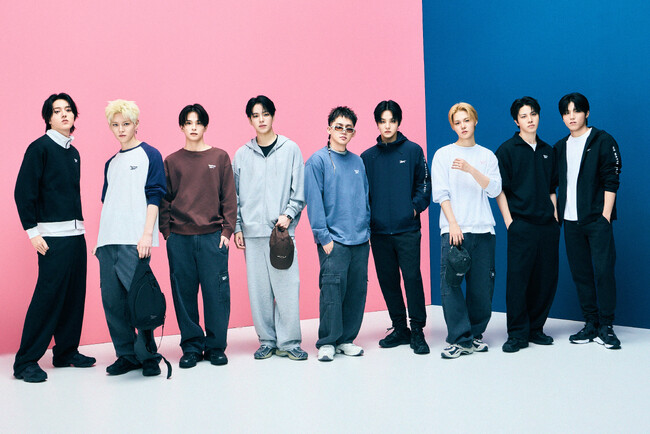 Reebokが春夏に続いて、大人気グローバルボーイズグループ『TREASURE』を起用した秋ビジュアルを公開！
