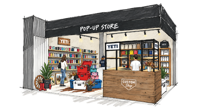 プレミアム‧アウトドアブランド「YETI(R)」がMIYASHITA PARKに10日間限定POP UP STOREをオープン