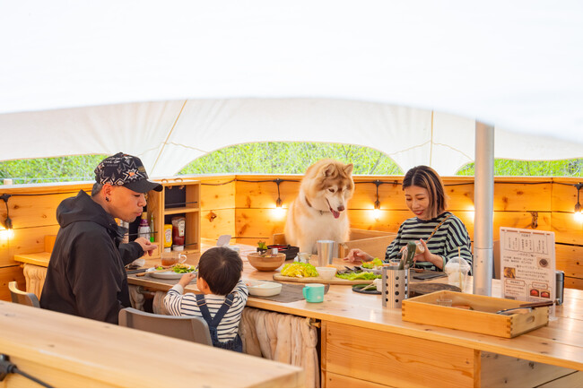 THE FIVE RIVERS FINE GLAMPING 群馬 白沢　2026年秋限定ディナー＆愛犬ディナー秋ver.を提供開始　かぼちゃ・きのこ・鮭など秋の味覚を愛犬と共に楽しむスペシャルディナー