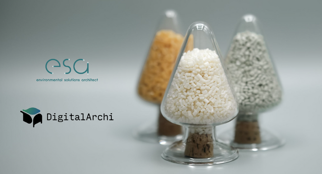 プラスチックリサイクルのesaとDigitalArchi、廃プラスチックを建築用3Dプリント型枠へ再生する取り組みを開始