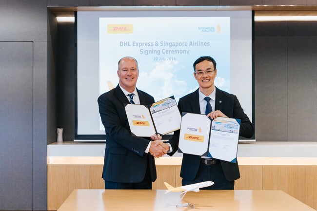 シンガポール航空とDHL Express、ボーイング777型貨物機の運航・整備に関する契約を更新