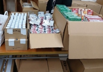 災害備蓄品8,114 点を地域支援団体へ寄付　保存水・備蓄食品の有効活用を通じ、食品ロス削減と地域支援に貢献