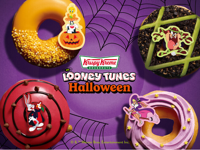 バッグス・バニーやトゥイーティーが秋の味覚に！？ルーニー・テューンズ×クリスピー・クリーム・ドーナツ　ハロウィンシーズンに秋の味わいを楽しむコラボドーナツが新登場！