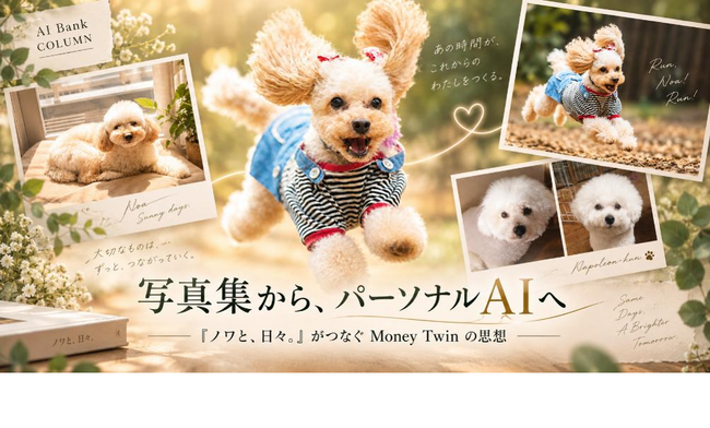 AppBank、写真集『ノワと、日々。』を起点にPersonal AI「Money Twin」の世界観を伝える新コラムを公開