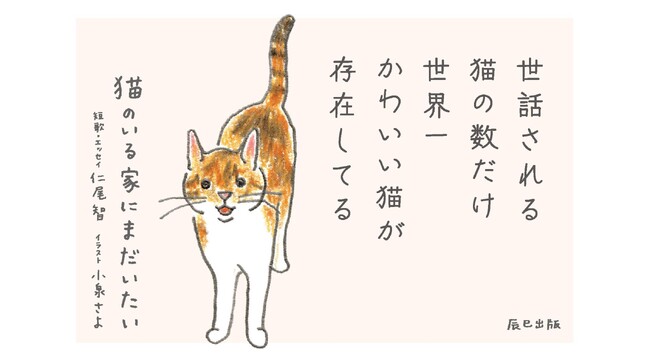 【世話される猫の数だけ世界一かわいい猫が存在してる】短歌エッセイ集『猫のいる家にまだいたい』が9月30日発売