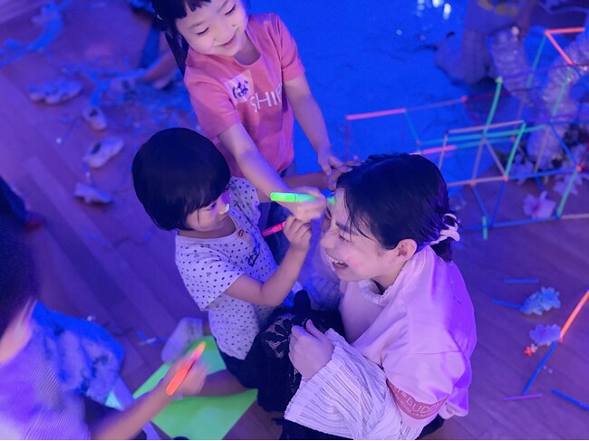 【Bリーグ×体験型託児】親は試合に熱中、子どもは
