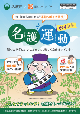 【沖縄県内初※】名護市の運動ポイント実証事業「名護運動ポイント」が10月1日スタート
