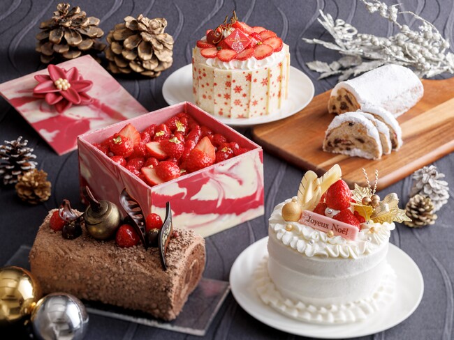 【ホテル日航プリンセス京都】クリスマスケーキ4種およびシュトーレンを10月1日より予約受付開始