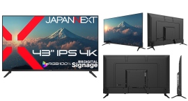 JAPANNEXTが43インチ IPSパネル搭載 USBメモリ再生対応の大型4K液晶モニターを49,870円で10月1日(木)に発売 JAPANNEXTが43インチ IPSパネル搭載 USBメモリ再生対応の大型4K液晶モニターを49,870円で10月1日(木)に発売