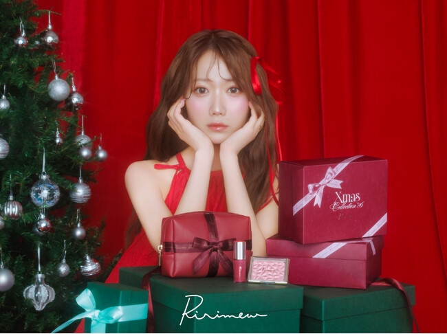 【Ririmew】＝LOVE 大谷映美里プロデュース初の『クリスマスコフレ』が11月4日(水)より登場！ホリデームード漂う限定リップ＆ハイライトチークにオリジナルポーチがついた数量限定セット