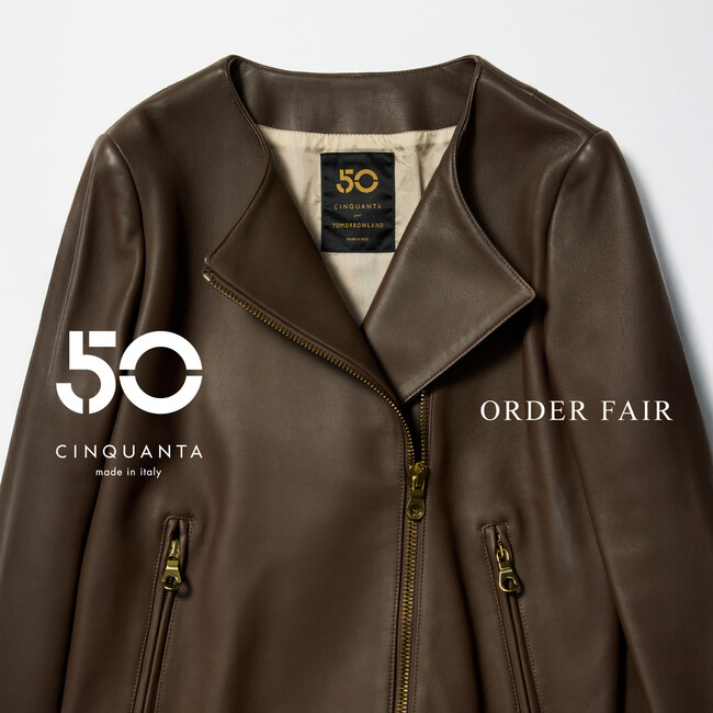 10月2日（金）｜〈CINQUANTA〉ORDER FAIRをトゥモローランド 吉祥寺店・神戸店で開催