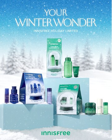 【INNISFREE】初の日本オリジナルデザイン！ スノードームに包まれた「ホリデーセット 2026」が登場 