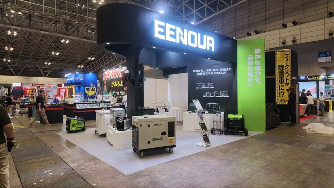 3年連続出展のEENOUR、TOOL JAPANで「9kW三相発電機」と「プロ仕様溶接機」を初披露！プロの現場を支える新製品が登場