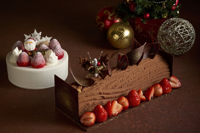 【リーガロイヤルホテル小倉】限定30台 プレミアムクリスマスケーキが登場　ショコラ×ピスタチオ×フランボワーズが幾層に重なる、新作ブッシュ・ド・ノエル