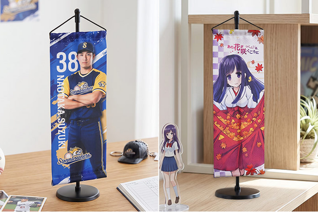 和風演出に最適！オリジナルプリント.jp、WEBで1点から簡単作成「卓上ミニ掛け軸」が登場