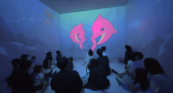東京工芸大学芸術学部学生が制作した映像作品を4面マルチスクリーンで初公開―中野区「絵本ラウンジLOOPなかの」―