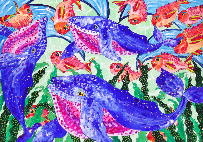 「未来へつなごう！おいしい空気・水・食べもの」をテーマにした「第21回環境絵画コンクール」の入賞作品が決定