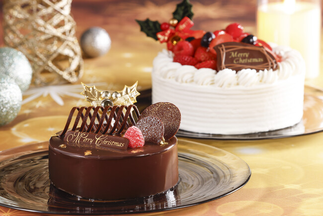 【都ホテル 尼崎】クリスマスケーキ2026　プレミアムなショコラと王道いちごショートが彩る、甘く華やかなクリスマス
