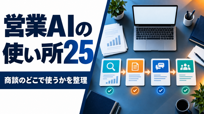 コミクス、営業の生成AI活用を25場面で整理した無料ミニ教材を公開
