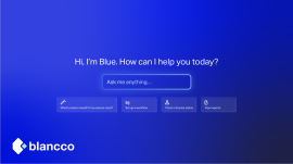 Blancco Blue - トップ画面