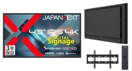 JAPANNEXTが43インチ IPSパネル搭載 24時間365日連続稼働対応の大型4Kデジタルサイネージモニターを89,980円で10月15日(木)に発売 JAPANNEXTが43インチ IPSパネル搭載 24時間365日連続稼働対応の大型4Kデジタルサイネージモニターを89,980円で10月15日(木)に発売