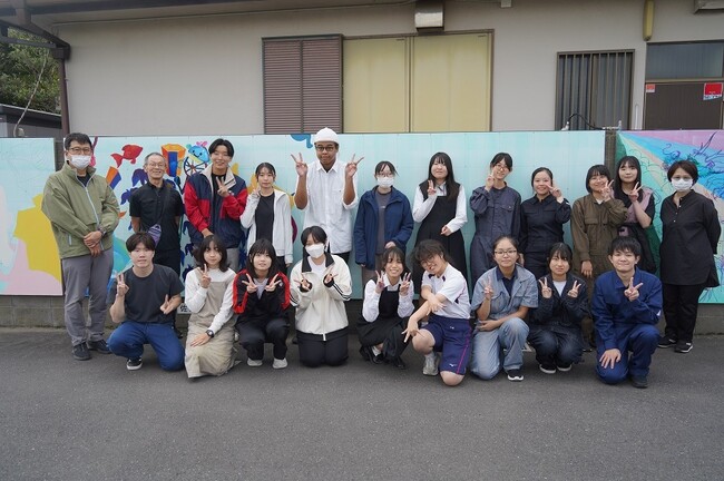 千葉県香取・海匝地域の高校5校が、学校の枠を越えて壁画制作に挑戦！地域に作品を残すためのクラウドファンディングを実施中【千葉県香取市】