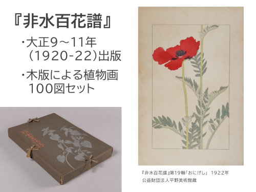 川越市立美術館特別展「生誕150年 杉浦非水と『非水百花譜』」