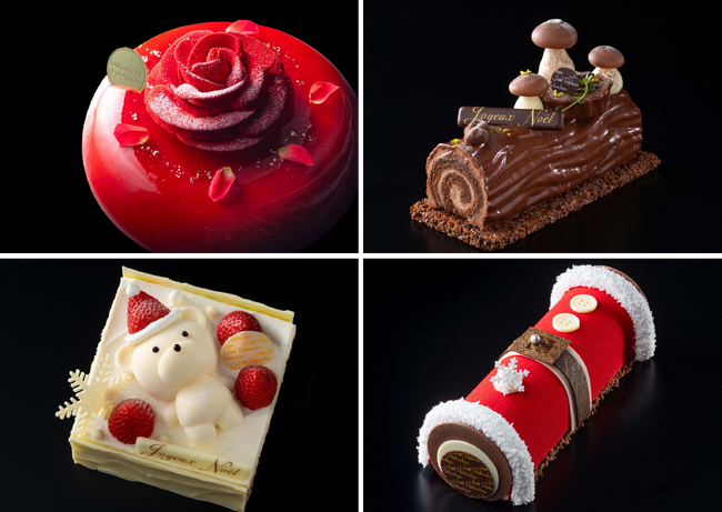 ジョエル・ロブションが贈る2026年のクリスマスケーキ 新作を加えた全4種を販売　白くまやサンタクロース、バラを表現した華やかなケーキが登場！