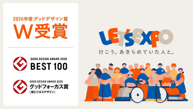 【グッドデザイン賞】ユニバーサルツーリズムPJ『LET'S EXPO』が「グッドフォーカス賞［新ビジネスデザイン］」および「ベスト100」をW受賞