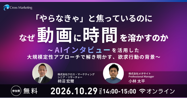 AIインタビューを活用した大規模定性アプローチで解き明かす欲求行動の背景